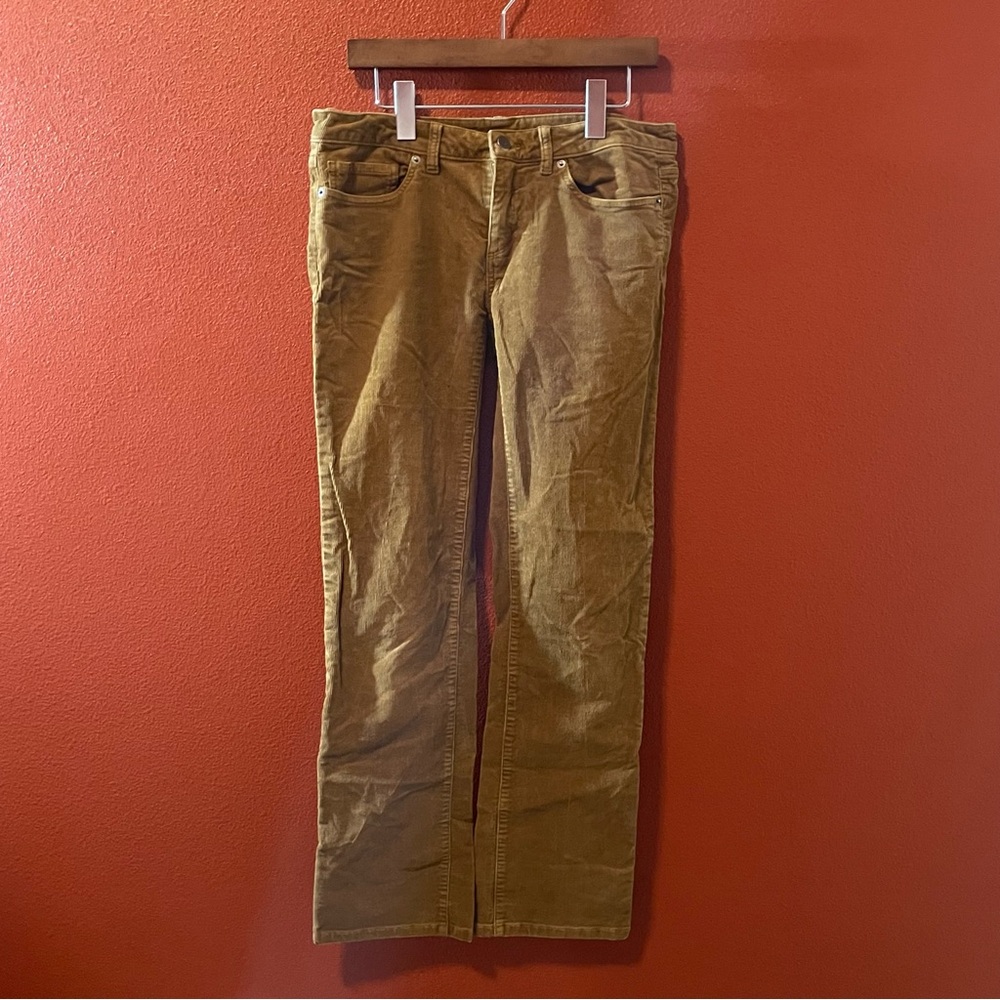 Patagonia Women’s Fitted Organic Cotton Brown Corduroy‎ Pants